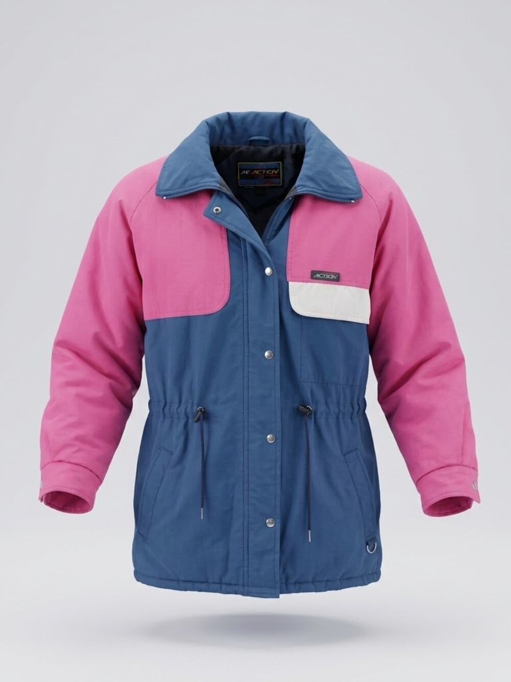 Vintage 80s Action II Rice Sportswear Colourblock Ski Jacket - Made in Canada